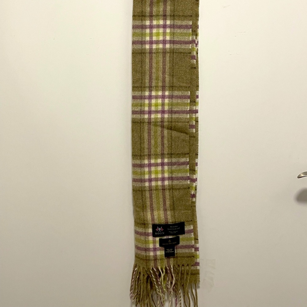 Moon Brooks Brothers Merino Lambswool scarf